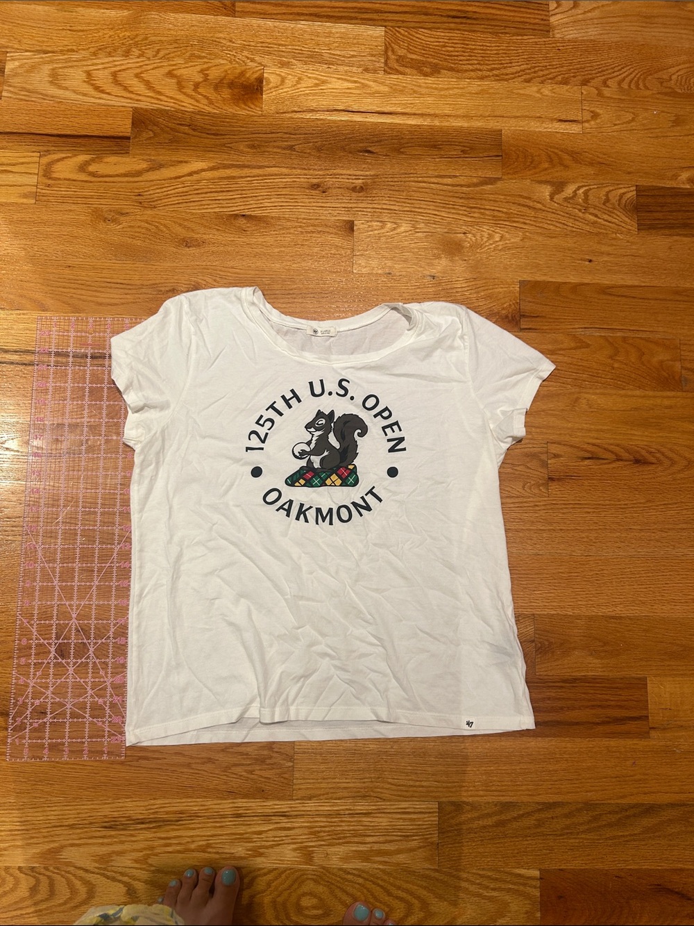White '125th U.S. Open Oakmont' women’s xl  Tee